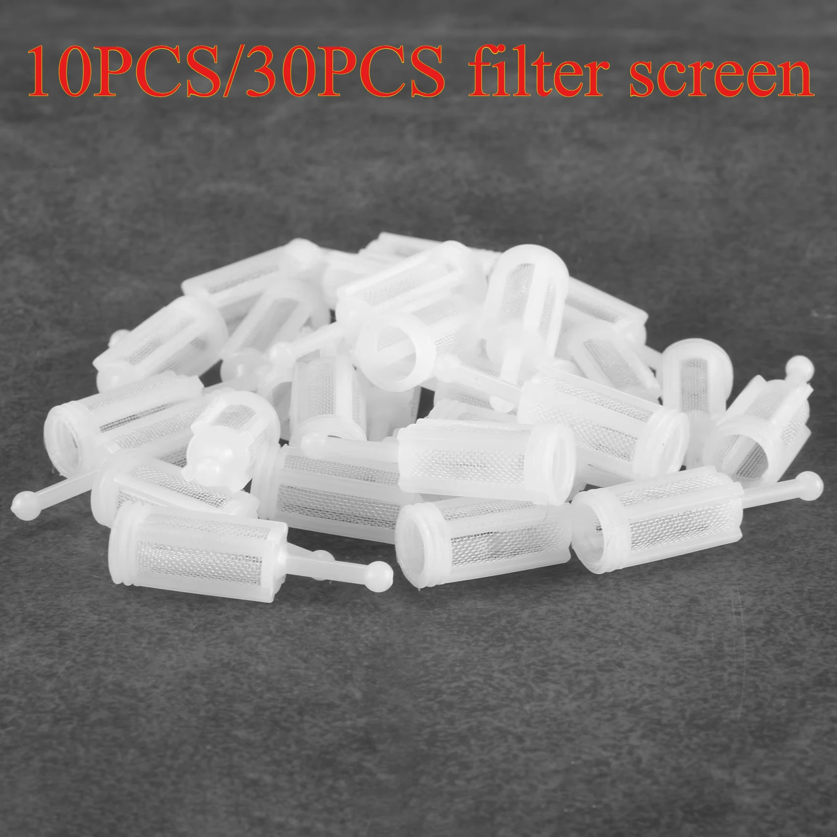 10PCS-30PCS Universal Spray Tool Filters Disposable HVLP Gravity Feed Paint Strainers Fine Mesh, White