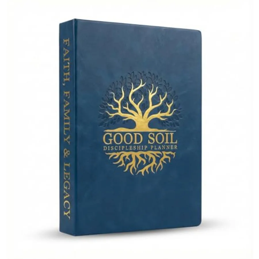 

Планер для духовного развития Good Soil Discipleship Planner - 90-дневная система, разработанная для помощи верующим в развитии их веры, приоритизации семейных отношений и построении прочных семейных связей.