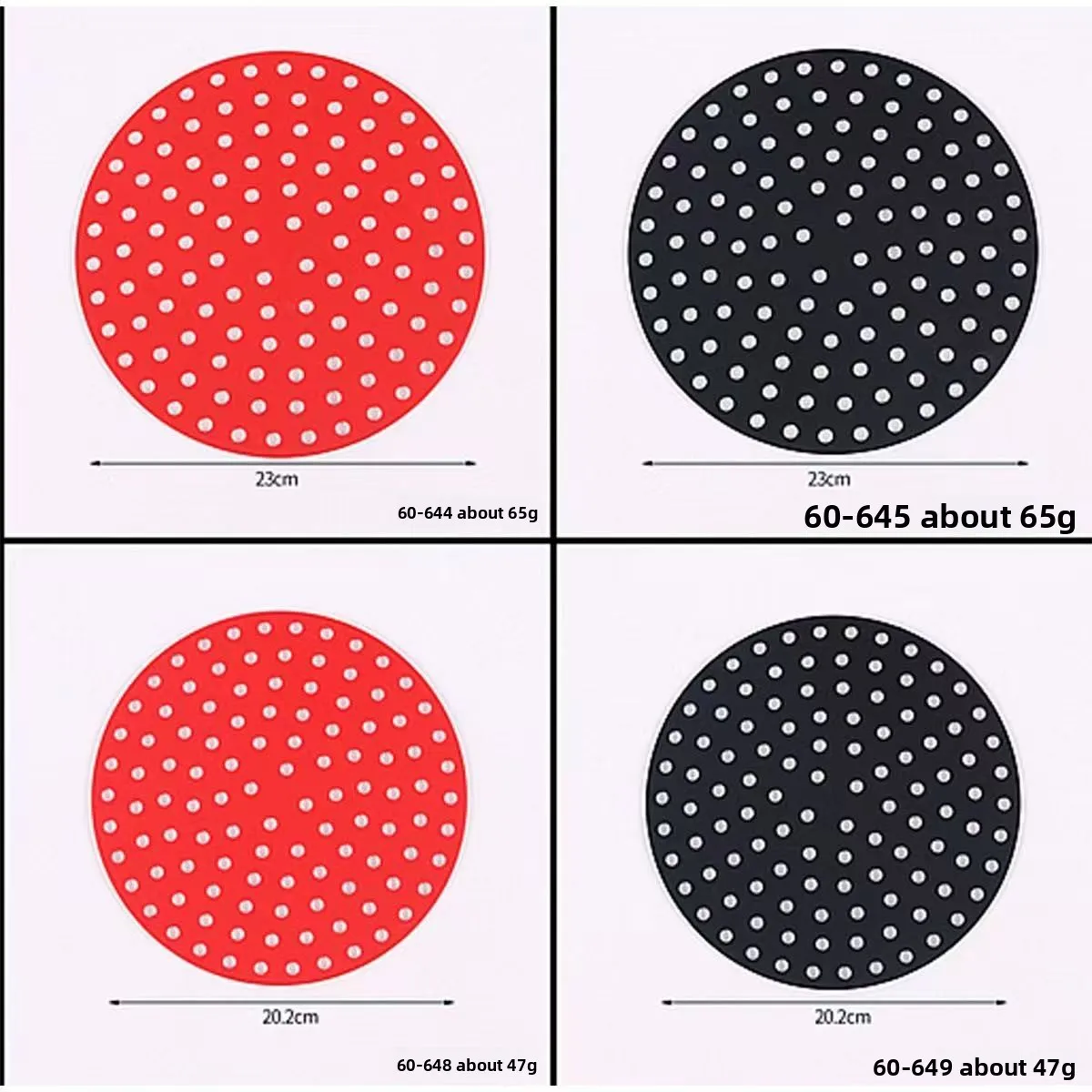 مقلاة الهواء سيليكون بطانة حصيرة قابلة لإعادة الاستخدام غير عصا الخبز حصيرة مستديرة مربع المطبخ مقلاة الهواء الملحقات