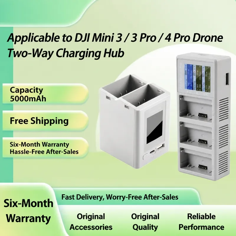 for DJI Mini 3 4 Pro Battery Butler Two Way Charging Support PD Fast Charging Protocol Reverse Charging