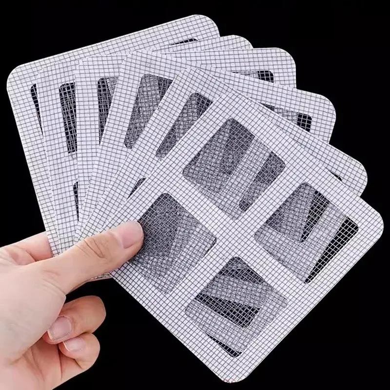 Disposable Hair Catcher Shower Drain Mesh Stickers Waterproof Adhesive Floor Drain Cover Trap for Bathtub Sink Sewer Hair Filter