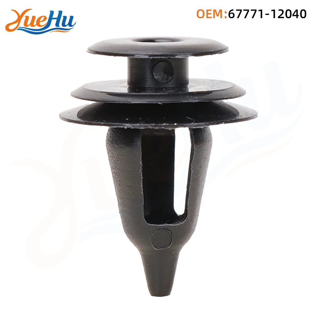 

YUEHU 50PCS Plastic Door Panel Retainer Trim Clips for Toyota 6777130090 GM 95008221
