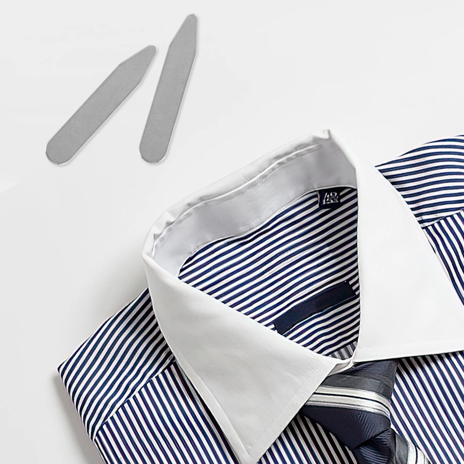 16Pcs Collar Stays for Men Dress Shirts Metal Shirt Collar Easy Use Maintain Shape Work Meeting Shirt Stays