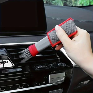 Brosse de nettoyage des bouches de ventilation de climatisation de voiture, brosse double tête petite, brosse à poils souples pour enlever la poussière, lave-auto, nettoyage de poussière pour 10 meilleures ventes Arctic Air - No 10