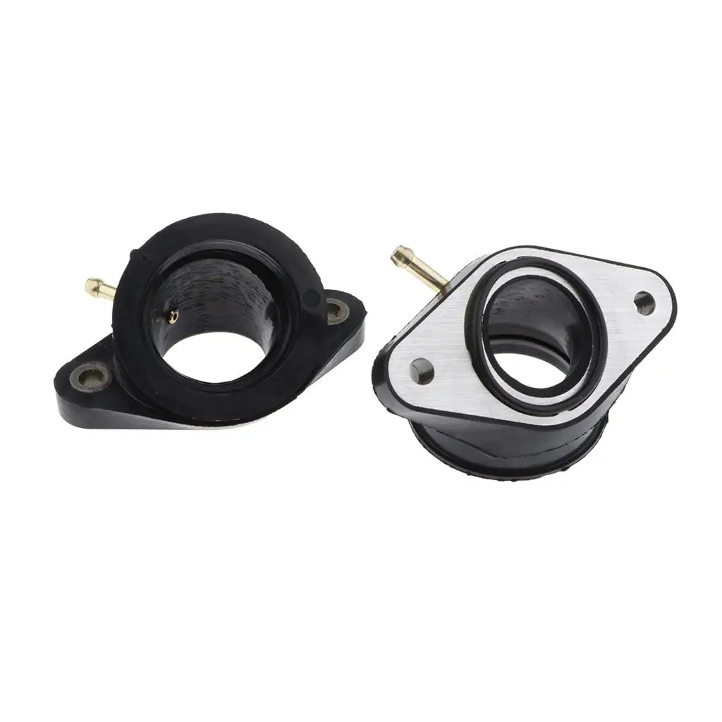 1 Pair Carb Intake Joint Boot Carburetor Interface Adapter Replacement for Virago XV400 500 535 ATV