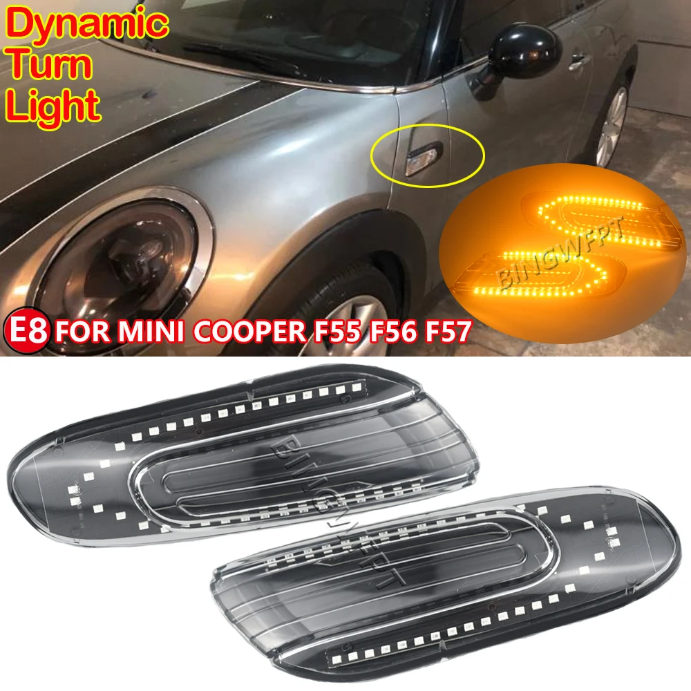 

2 шт., фонарь поворотника для MINI Cooper F55 F56 F57 2014 - 2017