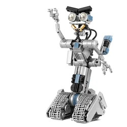 Buildmoc Johnny No.5 roboty numer pięć figurek Robot 387 szt. Cegła MOC zestaw zabawek zestawy klocków budowlanych dla dzieci prezenty dla dzieci zabawka