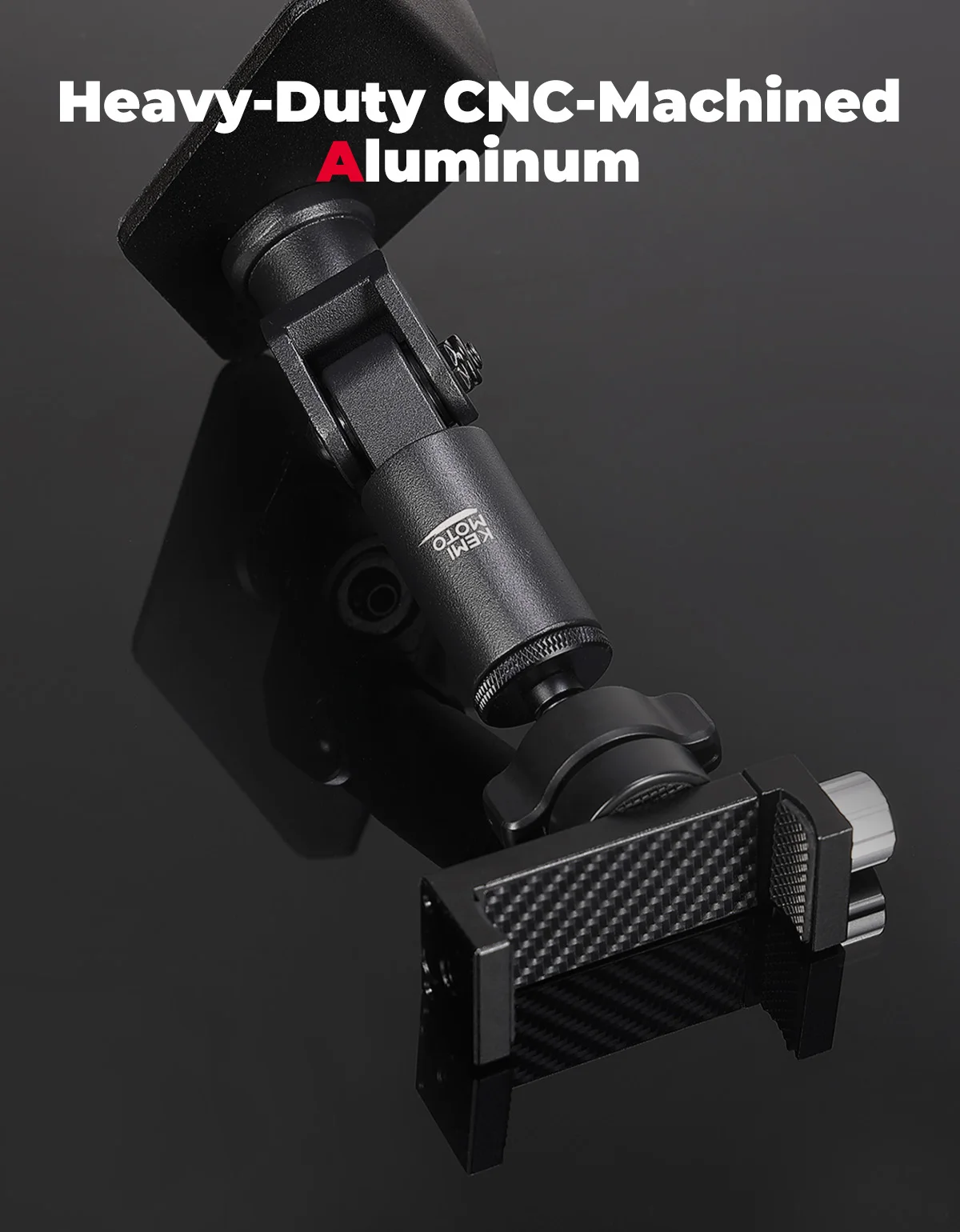 X3 OFF-ROAD UTV CNC Aluminum 360° Rotatable Phone Bracket Holder No Drill for Can-am Maverick X3 & MAX R RR 4x4 Turbo XRS XMR