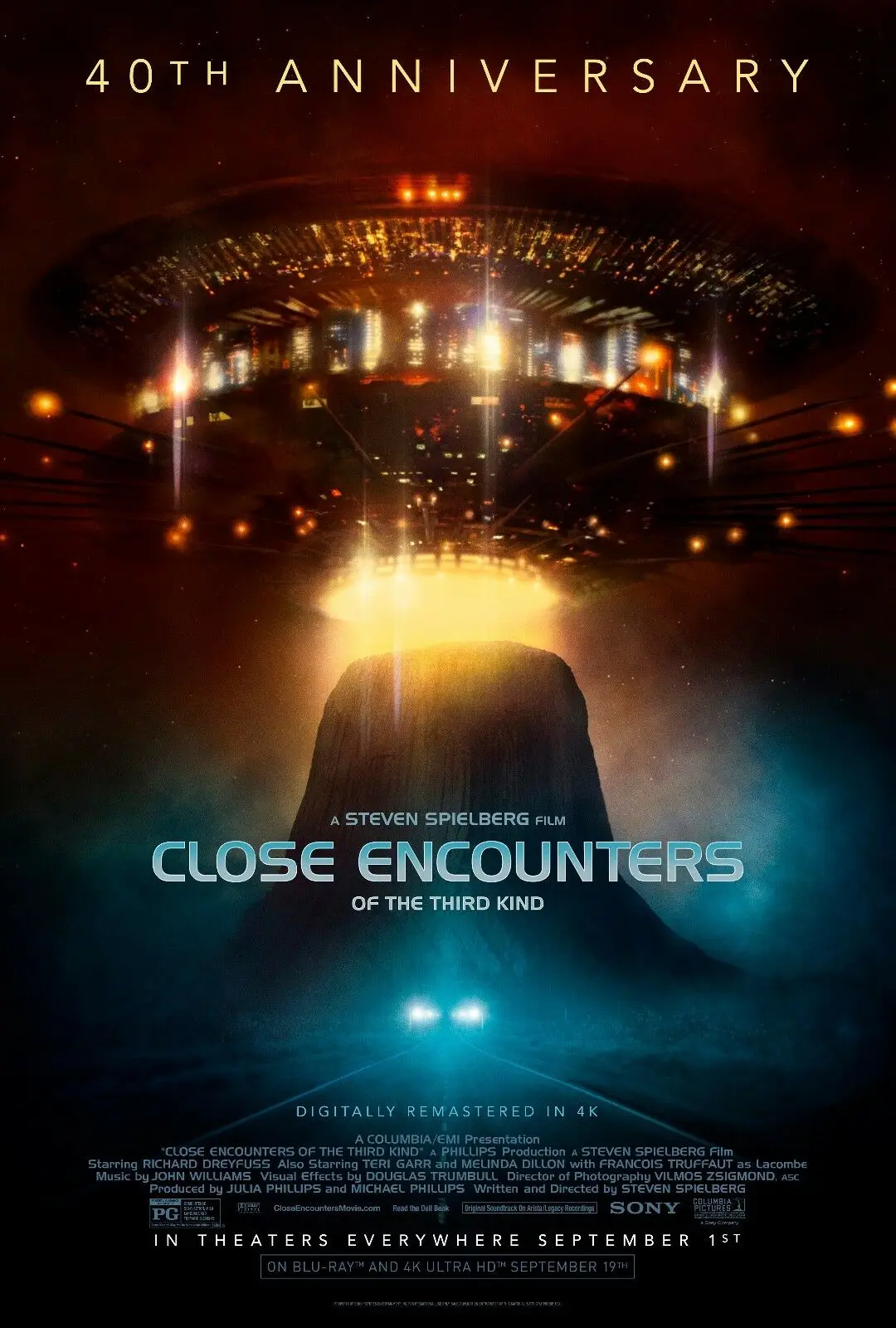 close encounters of the third kind Movie Art Picture Print Silk Poster Home Wall Decor