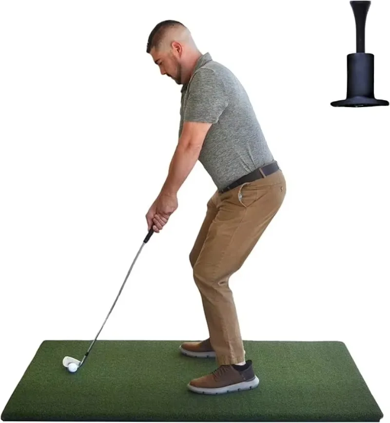 

Open Field Practice Durable Golf Mat Synthetic Grass Golf Hitting Mat for Dealers