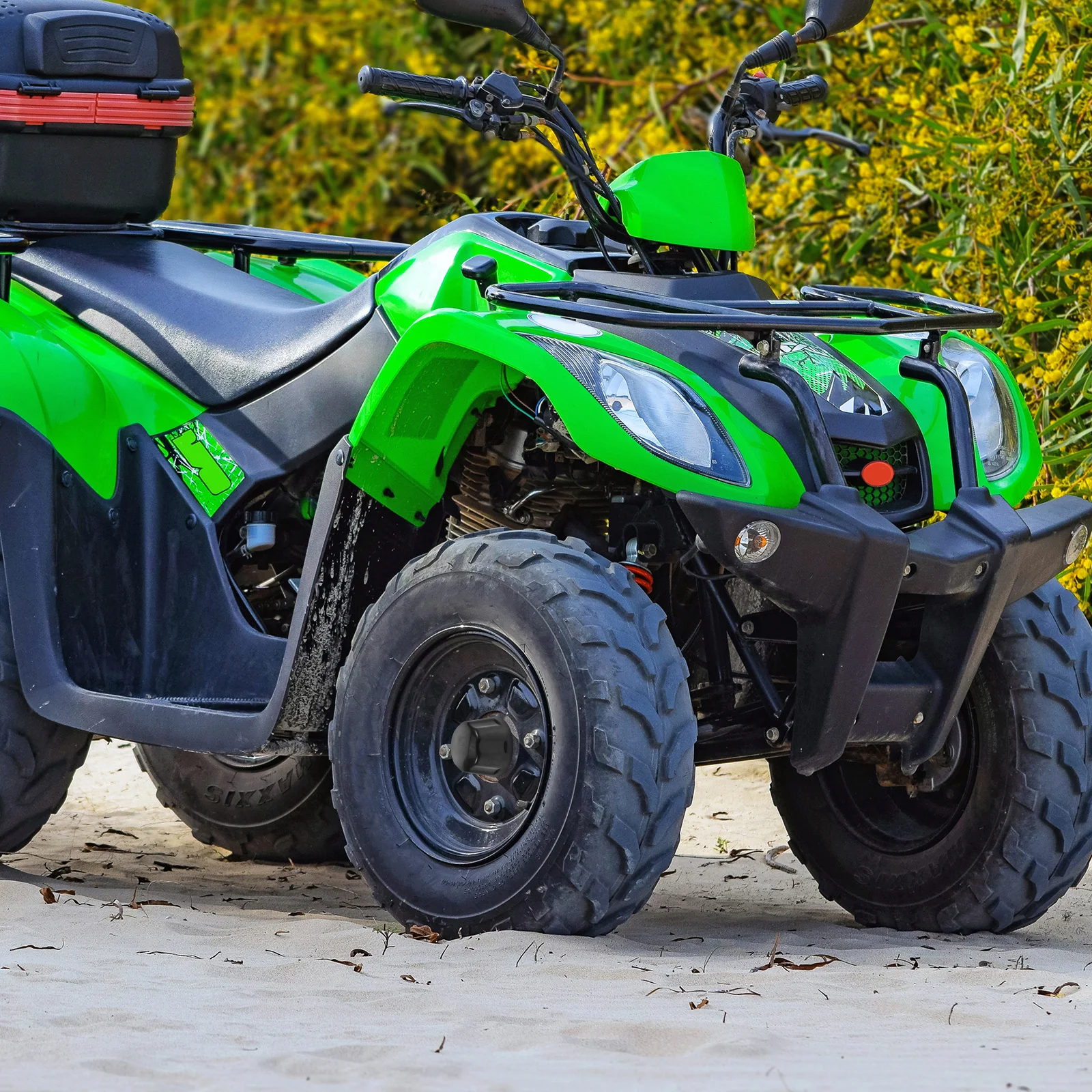 10 pçs tampas de cubo de roda para atv tampas de borracha contra poeira para jantes rodas proteção em condições de areia fangosa acessórios atv