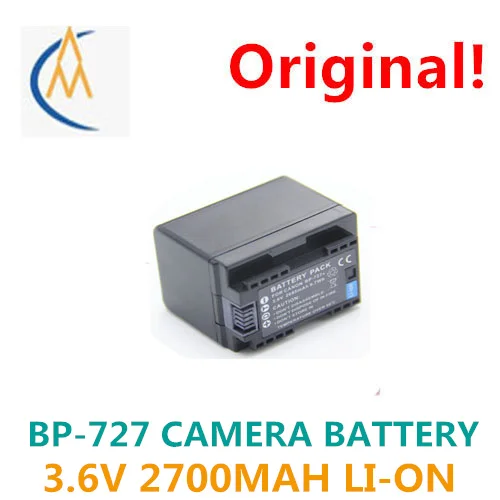 Manufacturer wholesale bp-727 battery is applicable to Canon bp718 camera battery camera battery 3.6V 2700mah