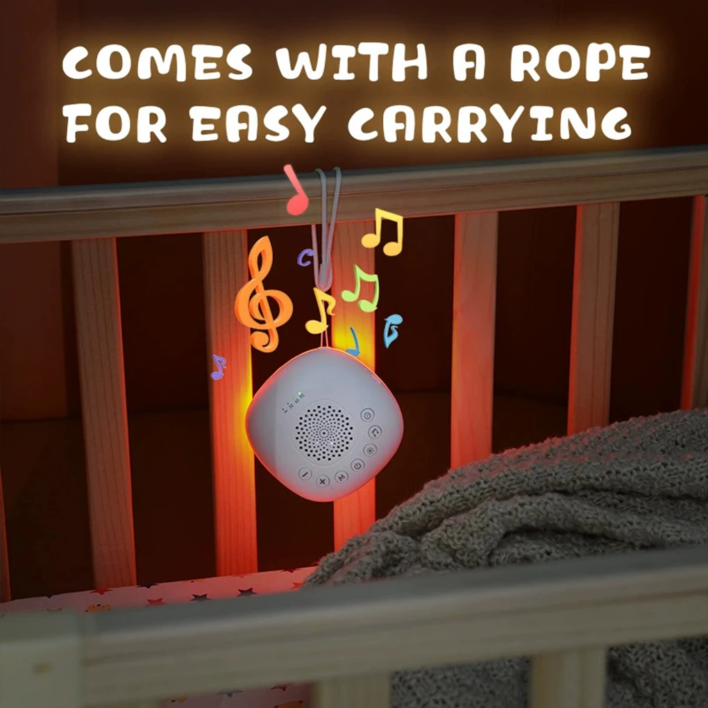 

2025 New Music Player Portable White Noise Sleep Aid Music Night Light Help Children Fall Asleep Home Intelligent Sleep Monitor