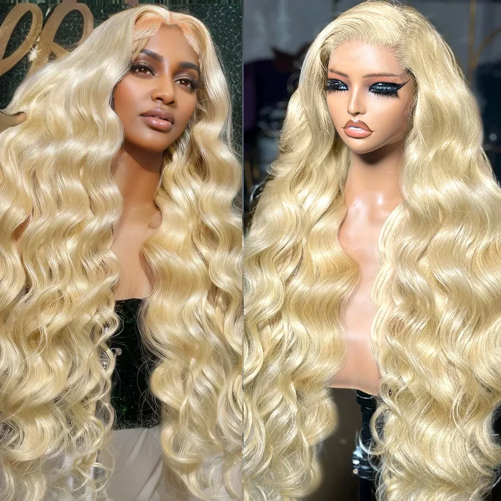 

Hd Lace Wig 13x6 Human Hair 613 Blonde Body Wave Lace Frontal Wigs Pre Plucked 13x4 HD Lace Front Human Hair Wigs For Women