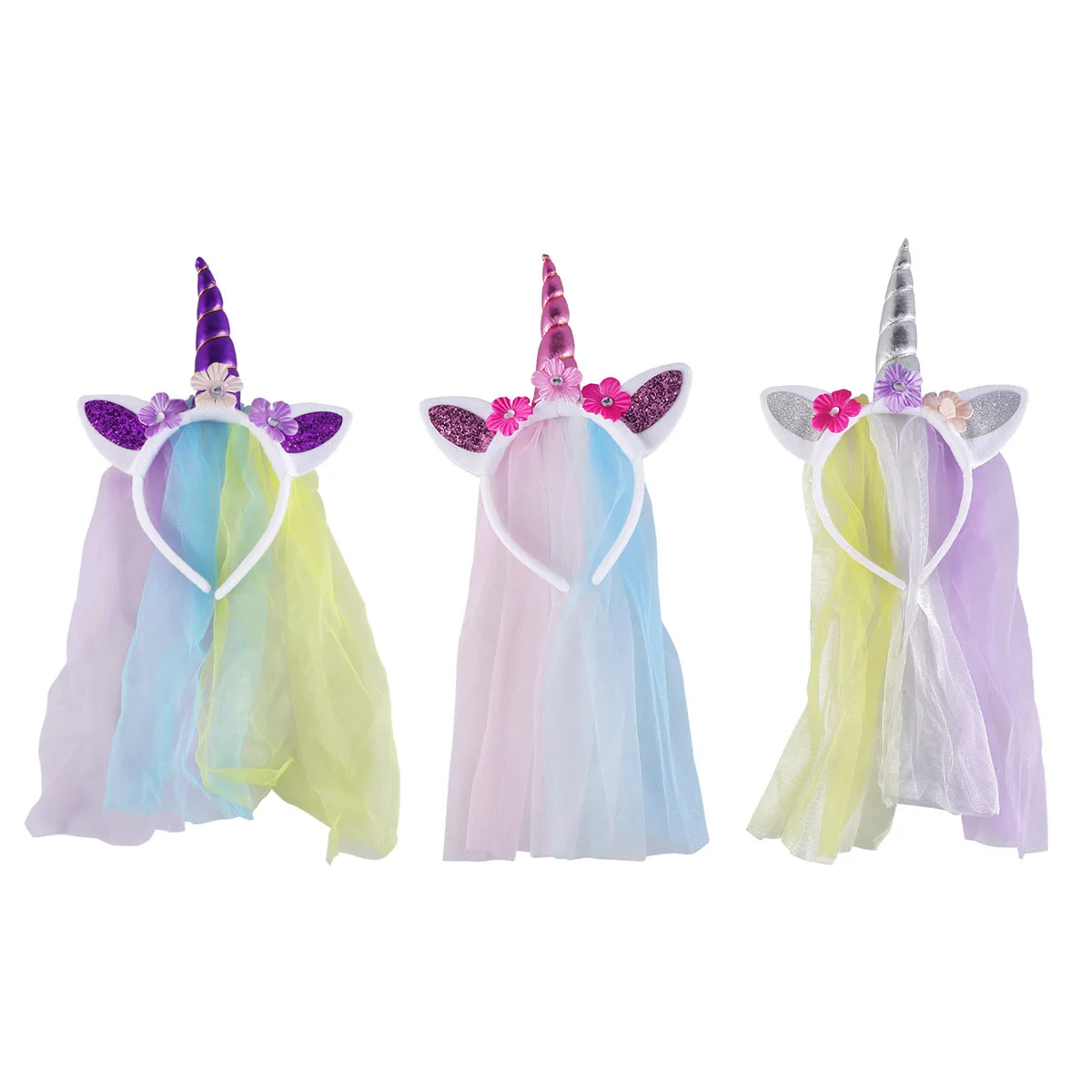 Fascia per capelli Copricapo colorato alla moda per accessori per capelli da festa di ballo di carnevale per palcoscenico per banchetti in costume per ragazze