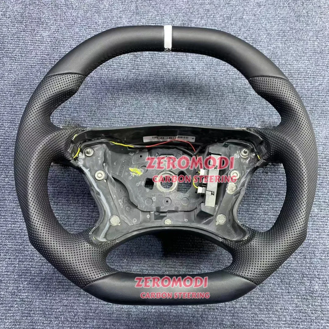 Black Leather Steering Wheel for Mercedes W211 W209 W219 E350 CLS500 CLS550 2 Series