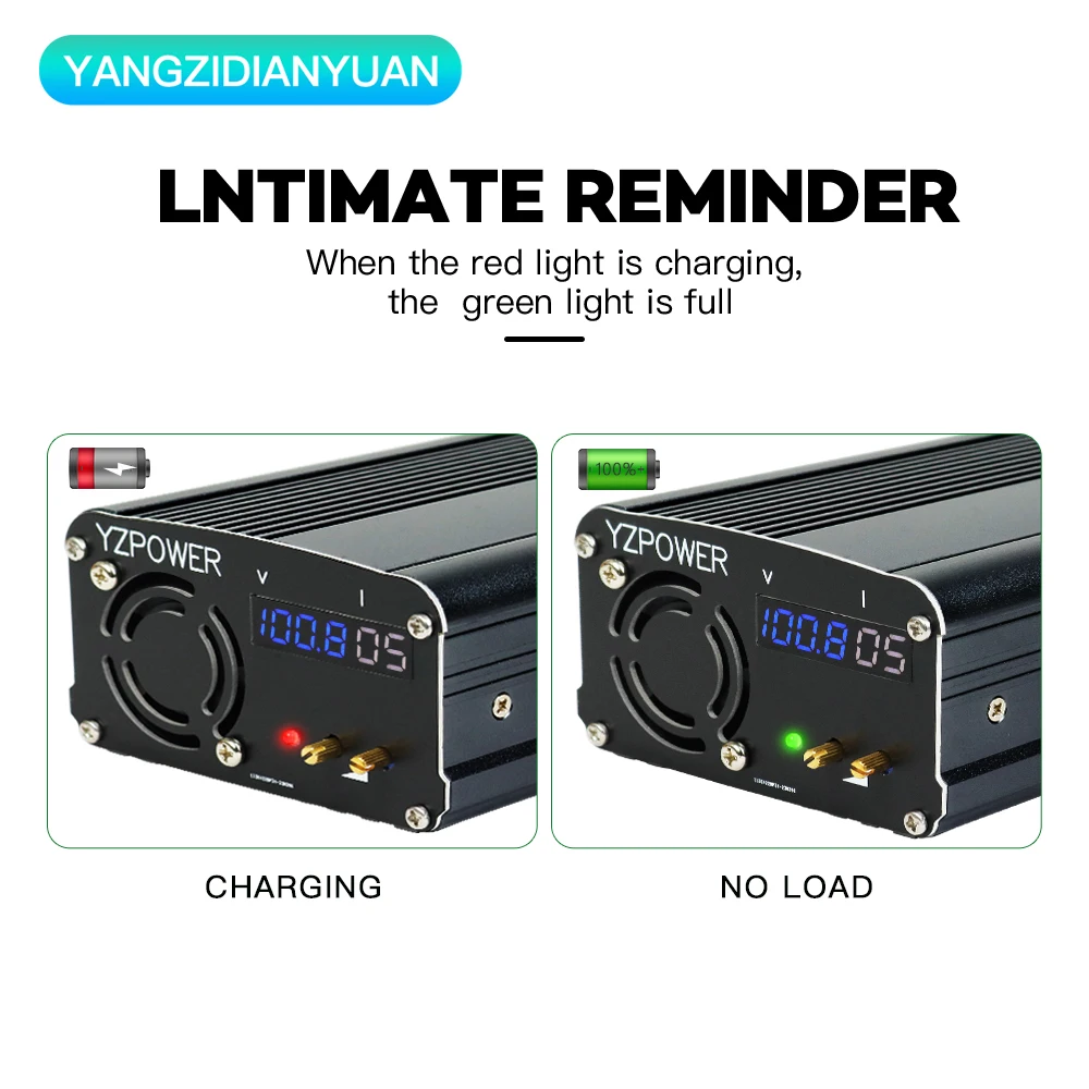 شاحن بطارية ليثيوم مع شاشة عرض ، بطارية ليثيوم ، جهد فردي ، شحن سريع عالمي ، 10 A ، 24S ، 90V ، 5A