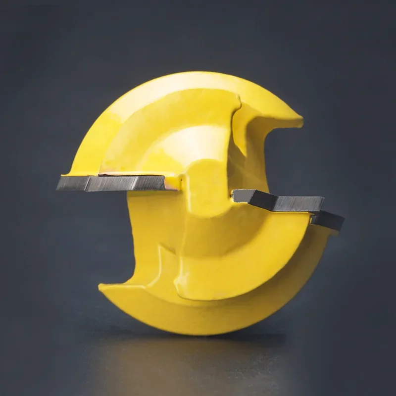 HUHAO 45 Degree Lock Miter Router Bit Carbide Alloy Joint Router Bits 1/4 Inch 1/2 Inch Tenon Milling Cutter Woodworking Tools