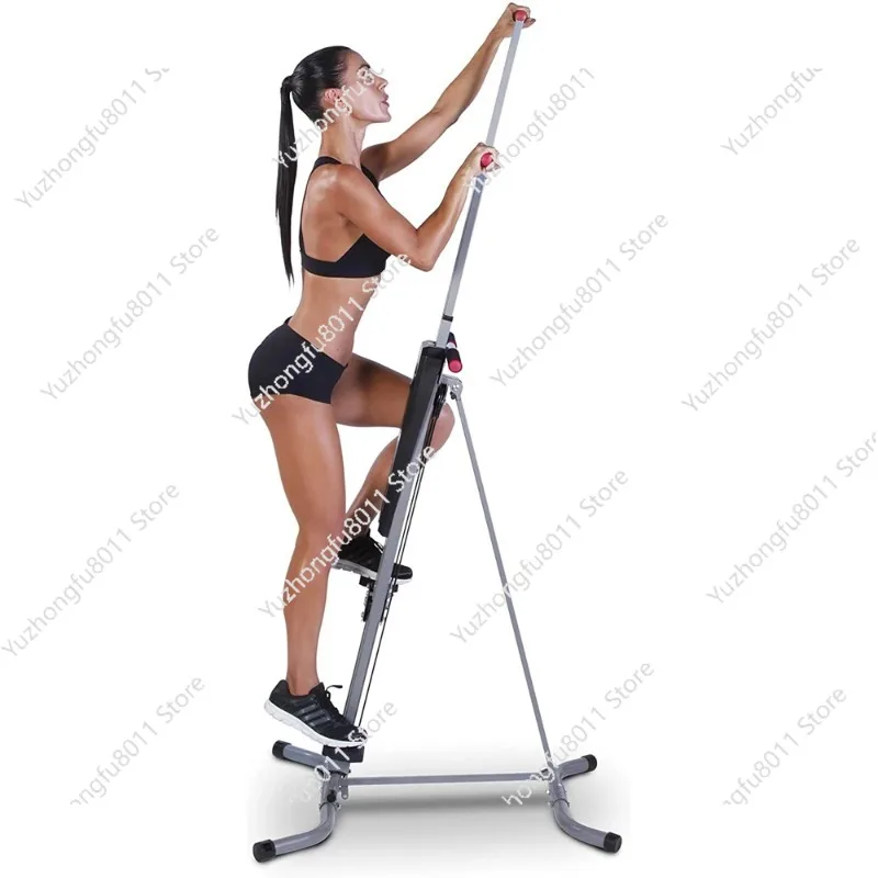 Vertical Climber Combines Resistance Training with LCD Display Universal Home Stepper Body Building Durable Exercise Climbing