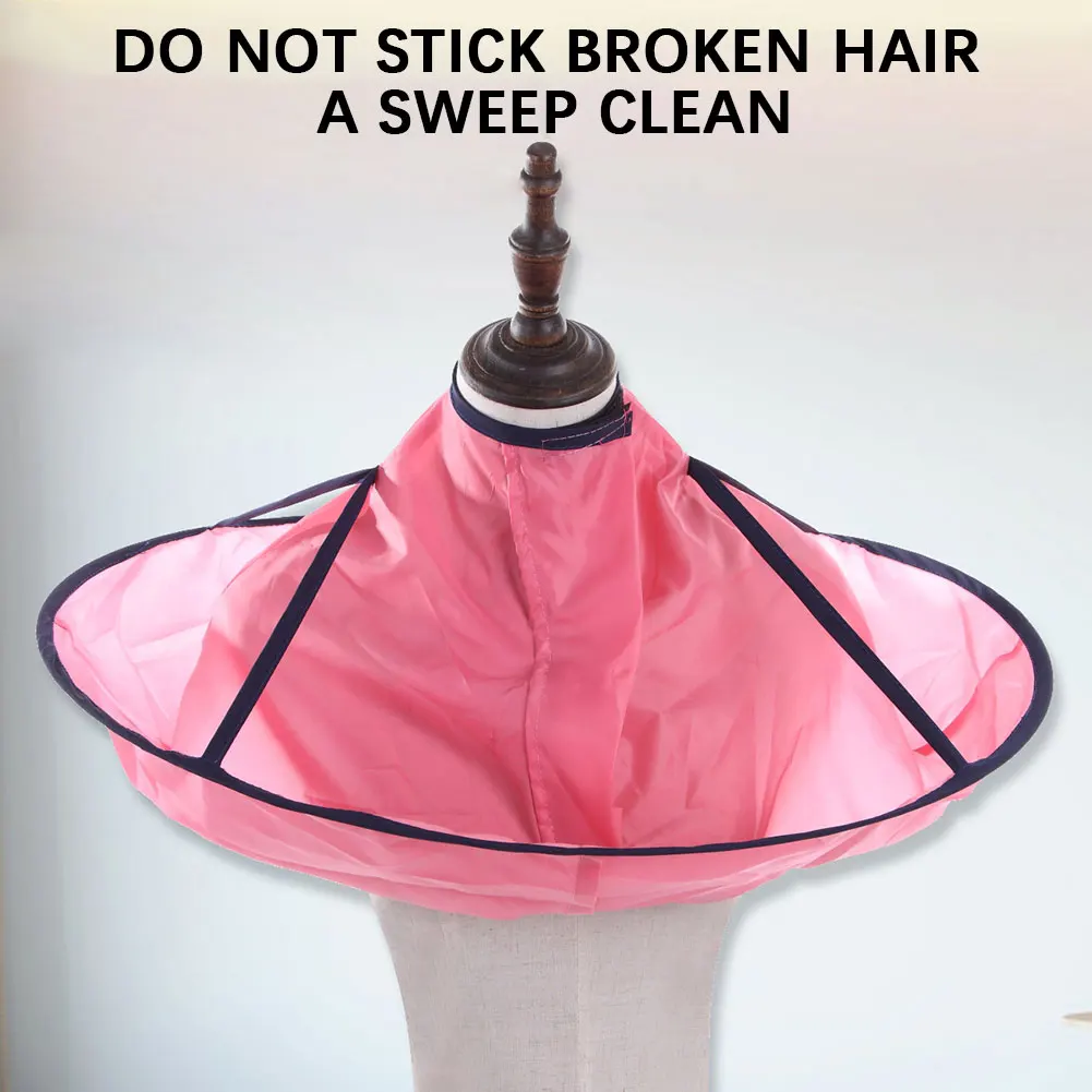 Adult Hair Cutting Cloak Foldable Umbrella Cape Salon Barber Home Hairdressing Cape Cover Cloth Waterproof