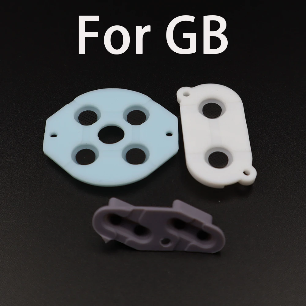 1SET Per Bottoni Conduttivi In Gomma Per Game Boy Classic GB GBA GBC GBP GBA SP Pad In Silicone Tastiera AB D-pad pulsante
