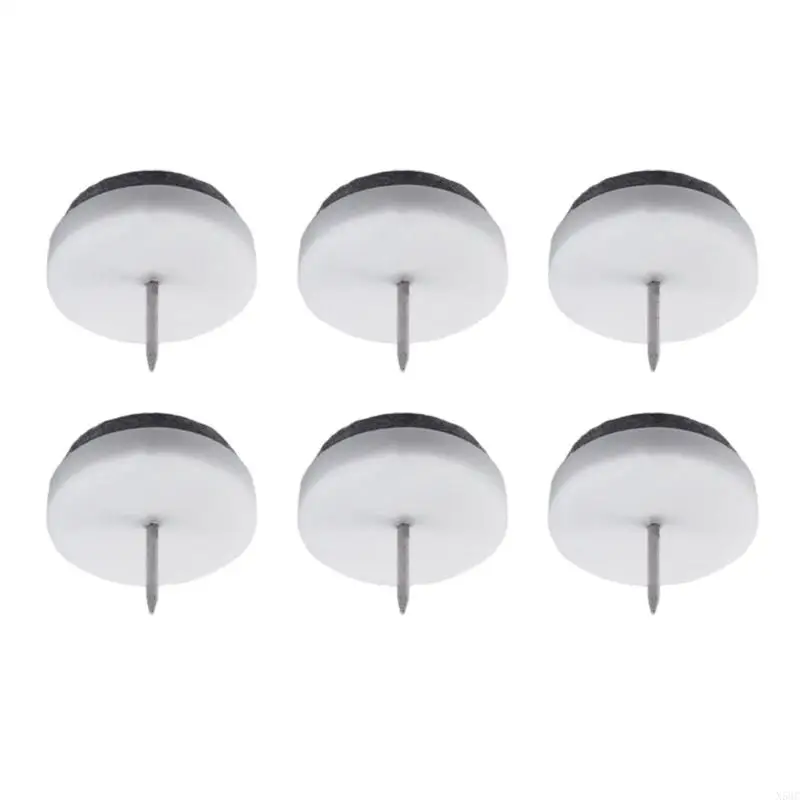 N58C 200pcs كرسي الأثاث الساق أسفل القدمين الأظافر على انزلاق اللوحة الخشبية واقي الأرضية للكرسي والبراز والطاولة