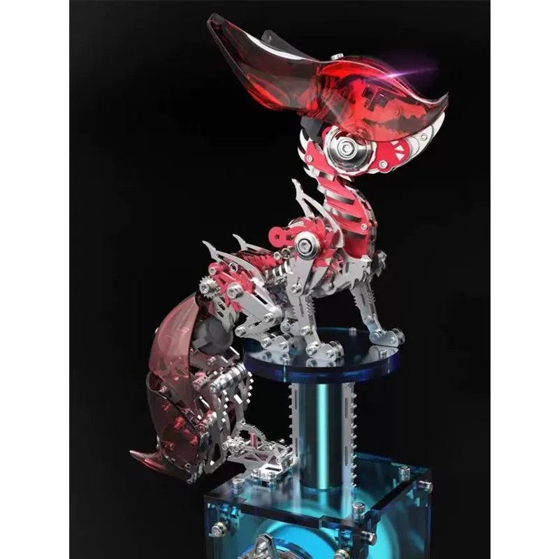 High Value Metal Assembly Model Alloy Building Block Precision Fox 3D Three-dimensional Puzzle