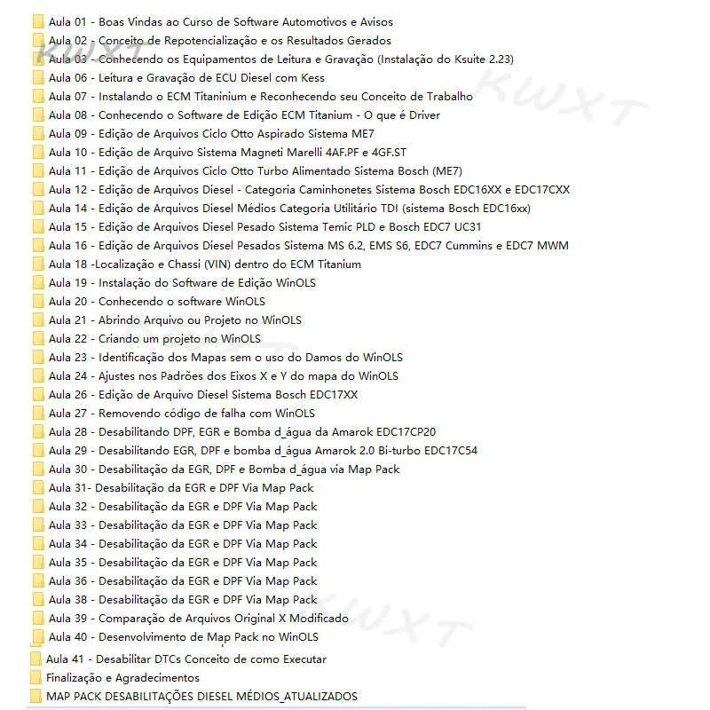 Complete WINOLS course-learn to rewrite the memory of the ECU (advanced basic level), Spanish language 40H videos 320 Page