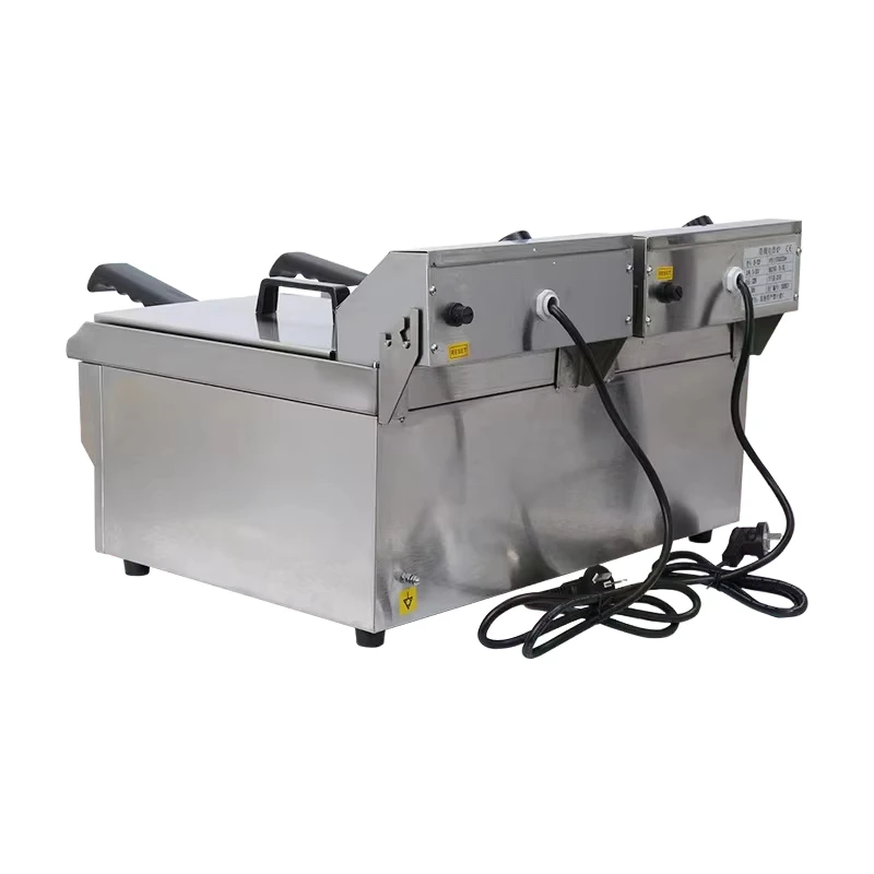 Large capacity counter top fryer with temperature nozzle Automatic French fries
