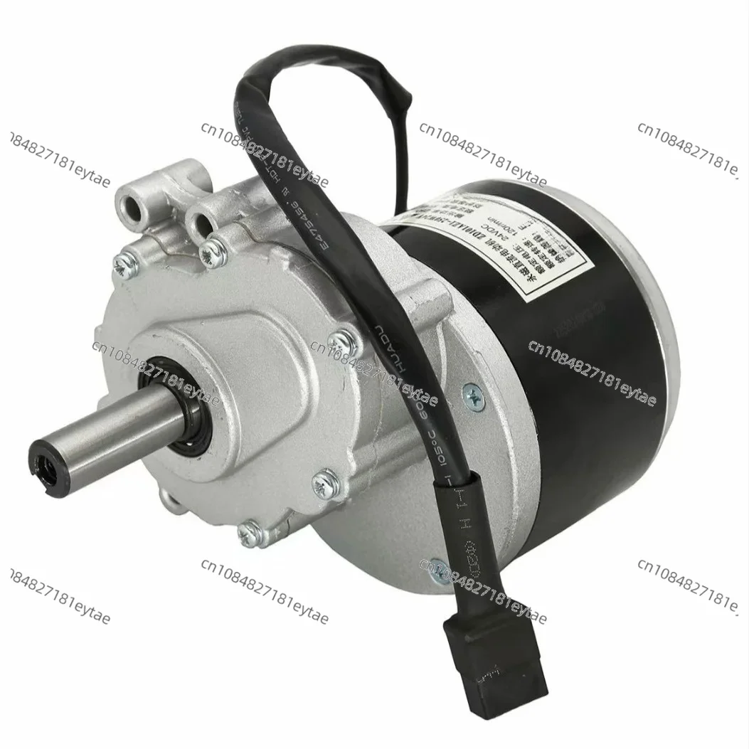 

24V 75RPM 120RPM Low Speed DC Brushed Gear Motor 250W 350W 44mm Long Shaft 17mm Diameter for Wheelchair