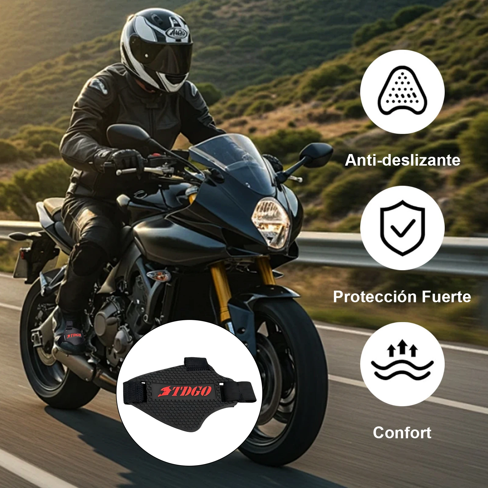 4PCS Motorcycle Shift Pad Gear Shoes Protective Motorbike Gears Shifter Waterproof Protector Boots Cover Accessories Motocross