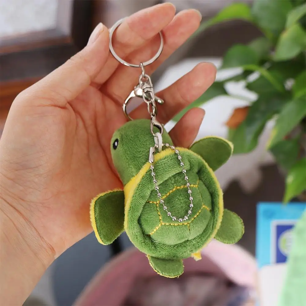 PP cotton Turtle Plush Pendant Cartoon Turtle Plush Turtle Plush Keychains Cute Soft Turtle Plush Keyring Accessories