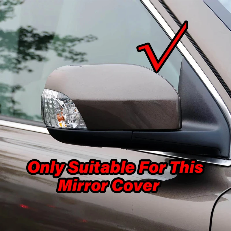Pair Car Side Wing Rearview Mirror Cover For Volvo XC70 XC90 2007-2014 39894341 39894354 Glossy Balck Replacement Mirror Caps