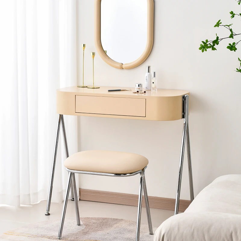 

Bedroom small family dresser modern simple light luxury dressing table with drawer storage