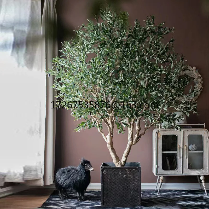 

Fake flower tree hanging bell horse drunk wood simulation bionic green plant fake tree branch indoor store landscaping ornament