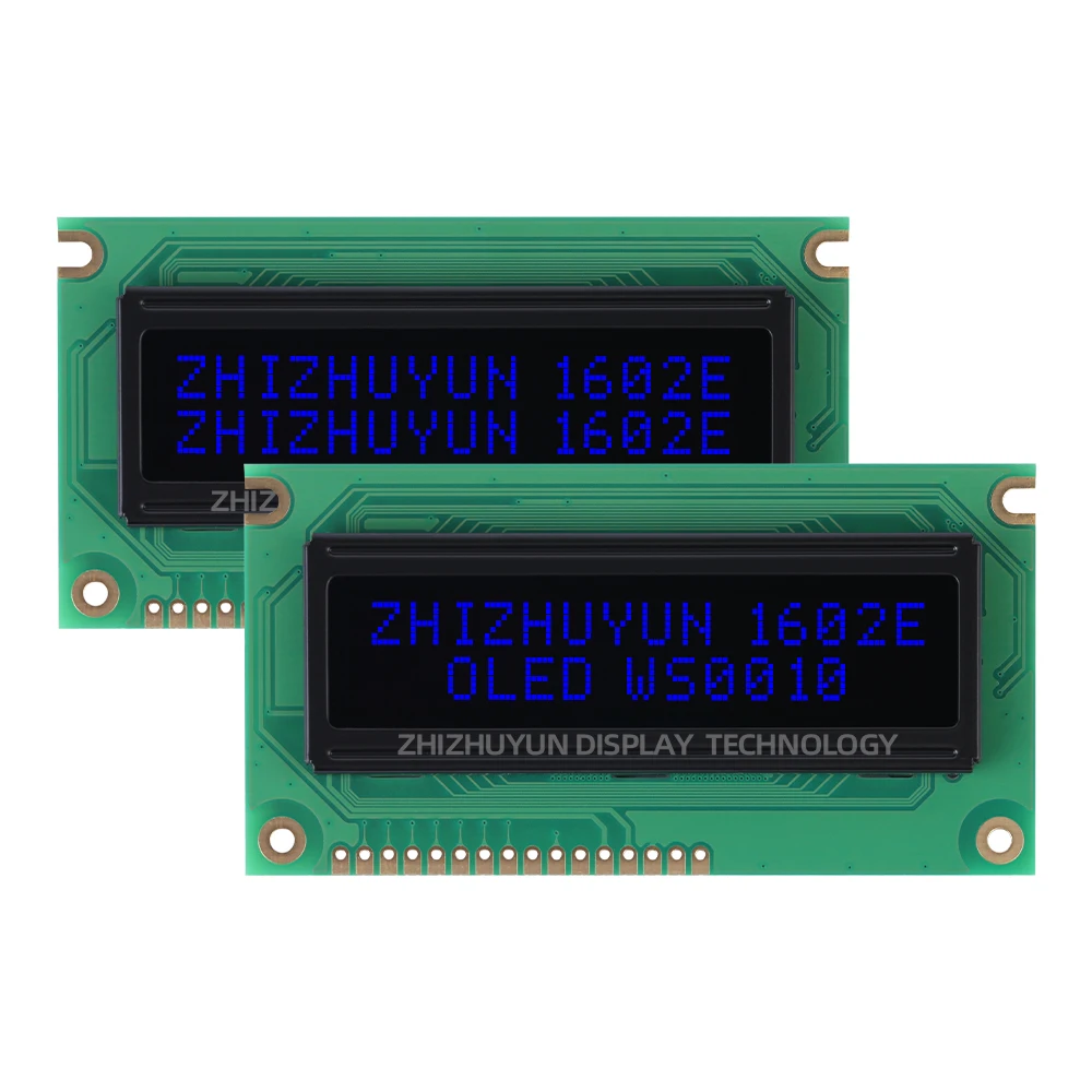 Zwarte Film Witte Letter True Oled Display Scherm Gebouwd In Ws0010 Eh001602e 16pin Parallelle Interface Compatibel Met 1602