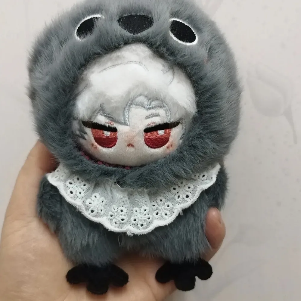 

Crow Jumpsuit 10cm Cotton Doll Clothes Replacement Dress Up 10cm Doll Clothes Outfit Cute Fluffy Idol Doll Clothes