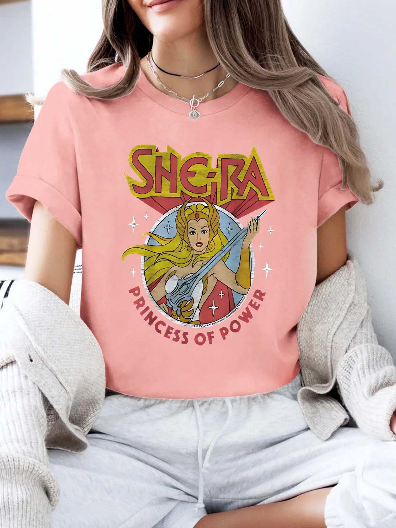 

Plus - Size Vintage Retro Nostalgia Princess Graphic Tee, Short - Sleeve