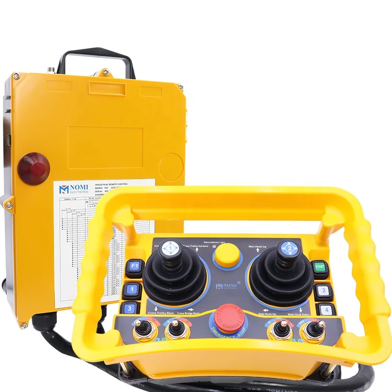 

ECD-Q5000A Factory Wholesale Crane Waterproof Wireless Industrial Smart Remote Control for Joystick Radio Cranes