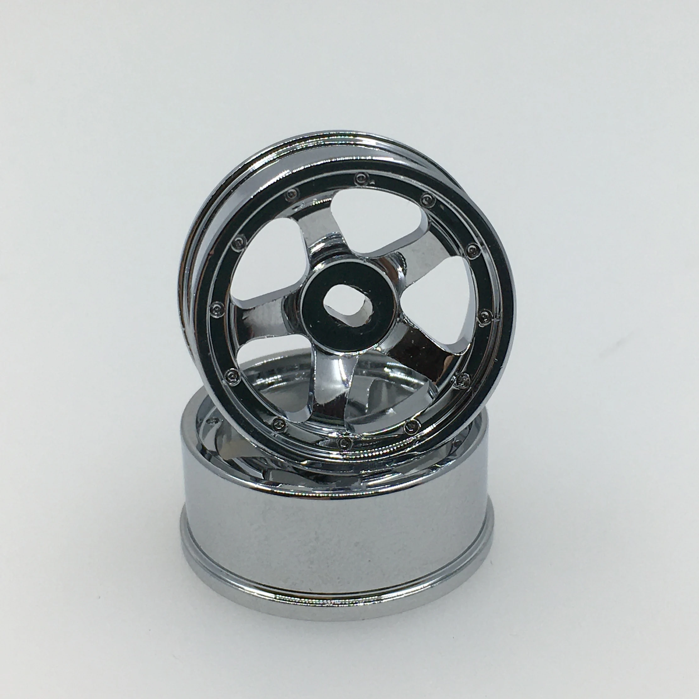 20mm Metal 5 bells Wheel Hub Electroplating for 1/28 RC Car MINI-Q BZ DRZ AMZ XRX Kyosho Mini-Z AWD MA020 Wltoys K989