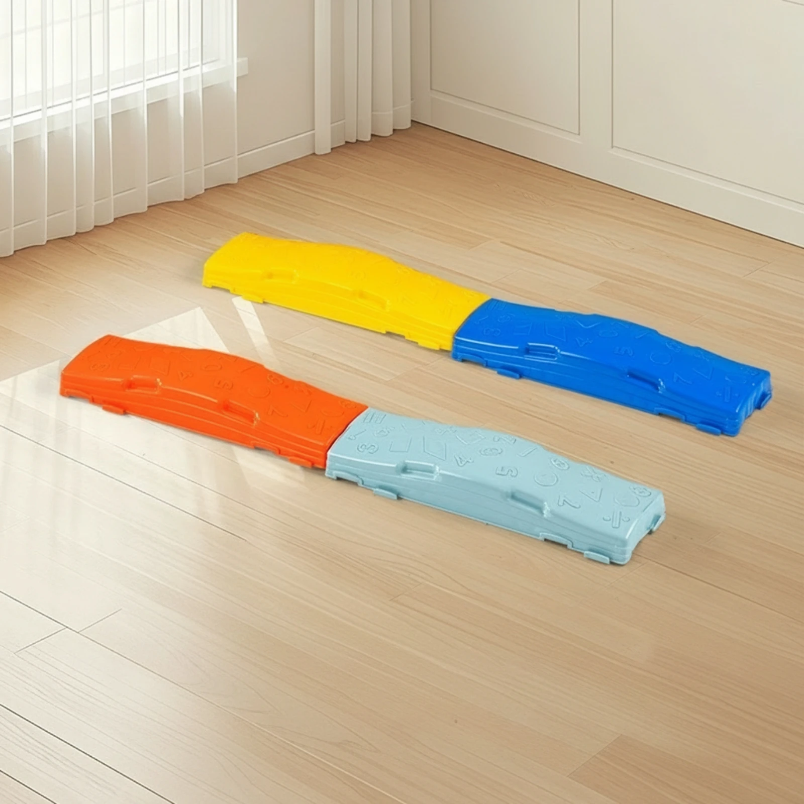 4개의 균형 밸런스 스테핑 스톤 실내 감각 발달 장난감 - Sports Equipment For Home 리뷰 및 가격