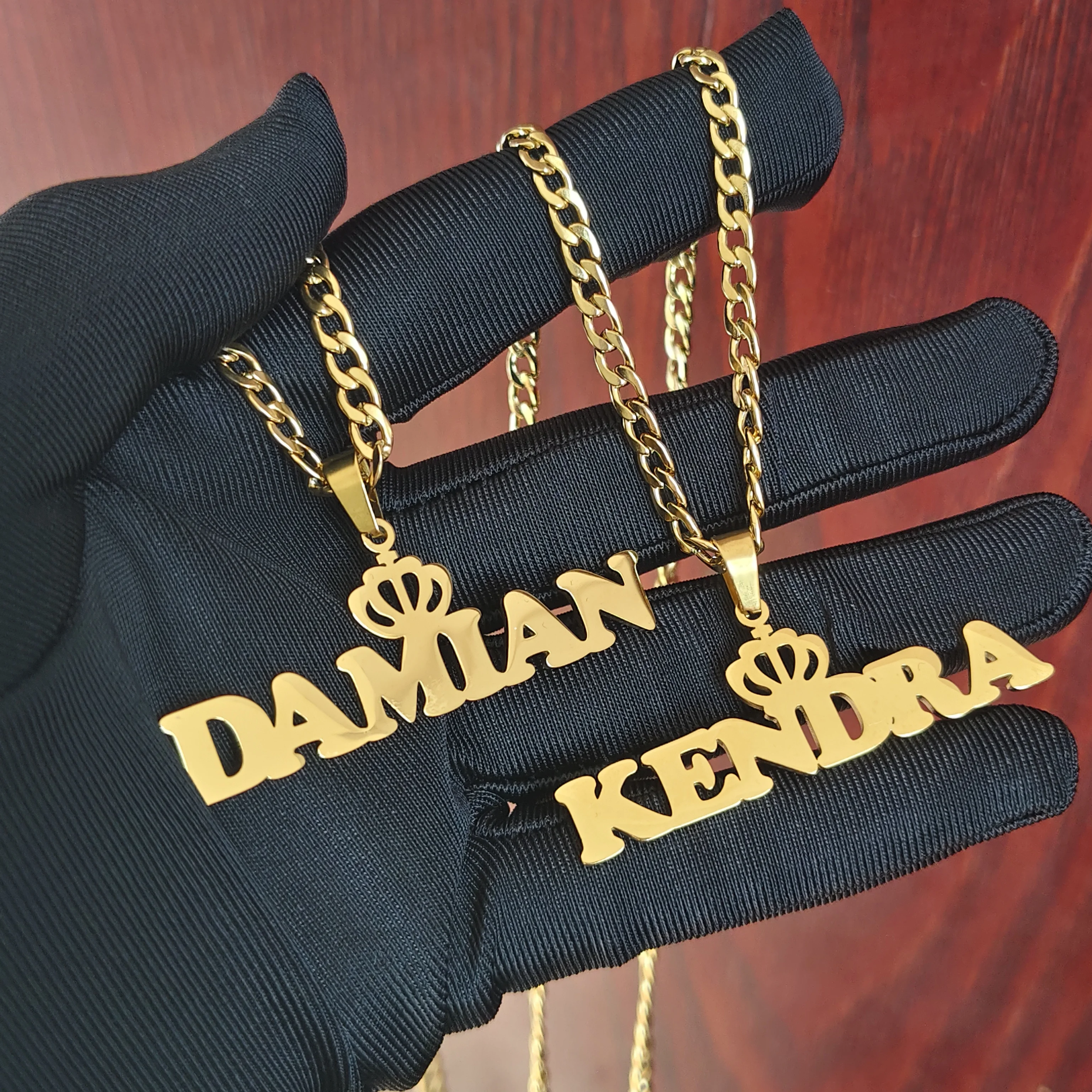 DHQH Wholesale Personalized/Customized Name Necklace Personalized Letter Pendant/Necklace Valentine's Day Gift Factory Direct