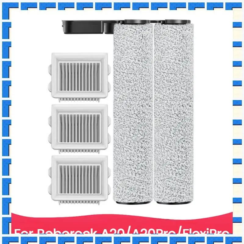 

ABNG 5PCS Main Roller Brush With Filters For Roborock A20 /A20pro/Flexipro Floor Scrubber Wet Dry Vacuum Cleaner Accessories