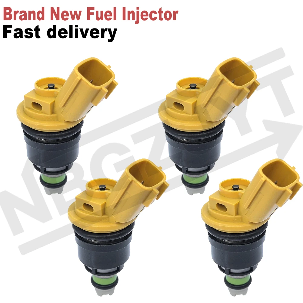 

4PCS 550cc 555cc Fuel Injectors For NISMO Nissan Silvia SR20DET S13 S14 S15 jecs OEM：16600-RR543, 16600RR543 FJ942