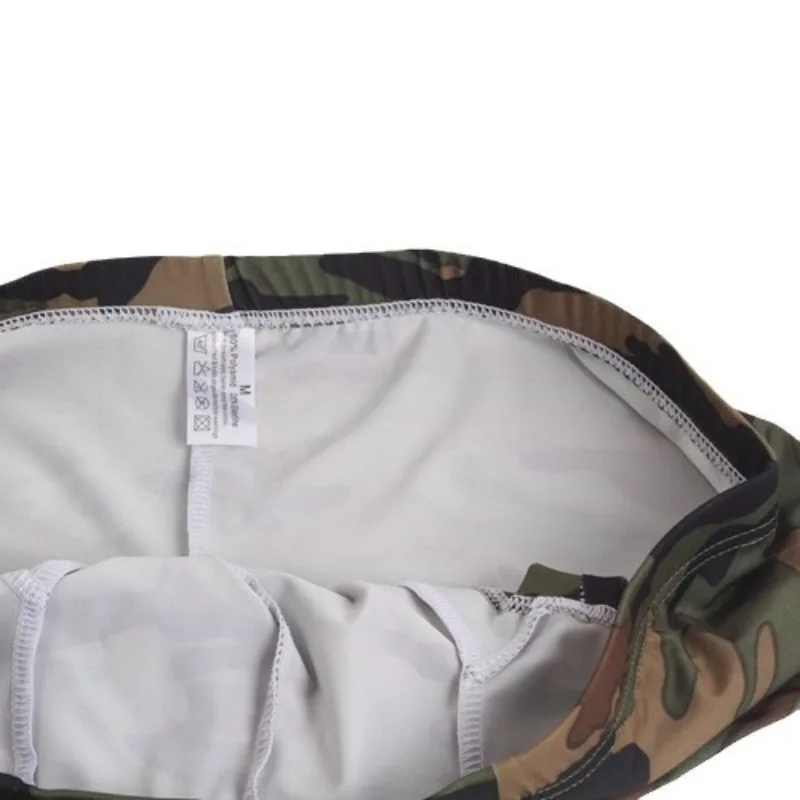 شورت كلاسيكي مموه للرجال، سراويل داخلية، موضة، جيوب محدبة، ملاكمين صغيرين، بوكسر جديد A301