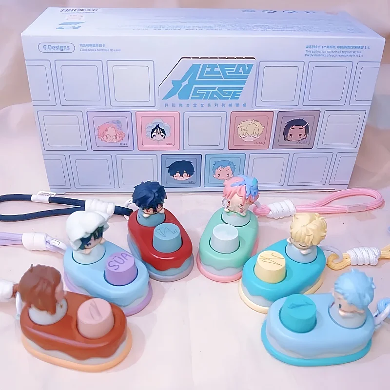 

Колпачки для клавиш Alien Stage, 2-я слепая коробка, бесплатная сценическая серия, милые мини-фигурки аниме, аксессуары, коллекционные кавайные подарки, игрушки для декора