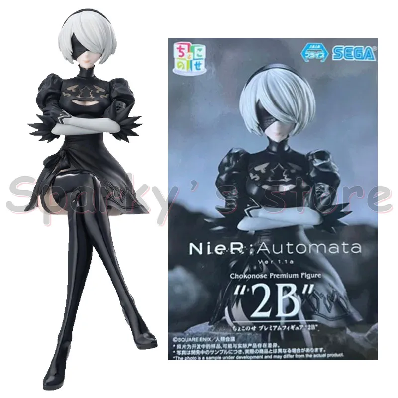 SEGA Original Noodle Stopper NieR: Automata Anime Figure Yorha No. 2 Type B No. 9 Type S Action Figure Toys For Kids Gifts Model