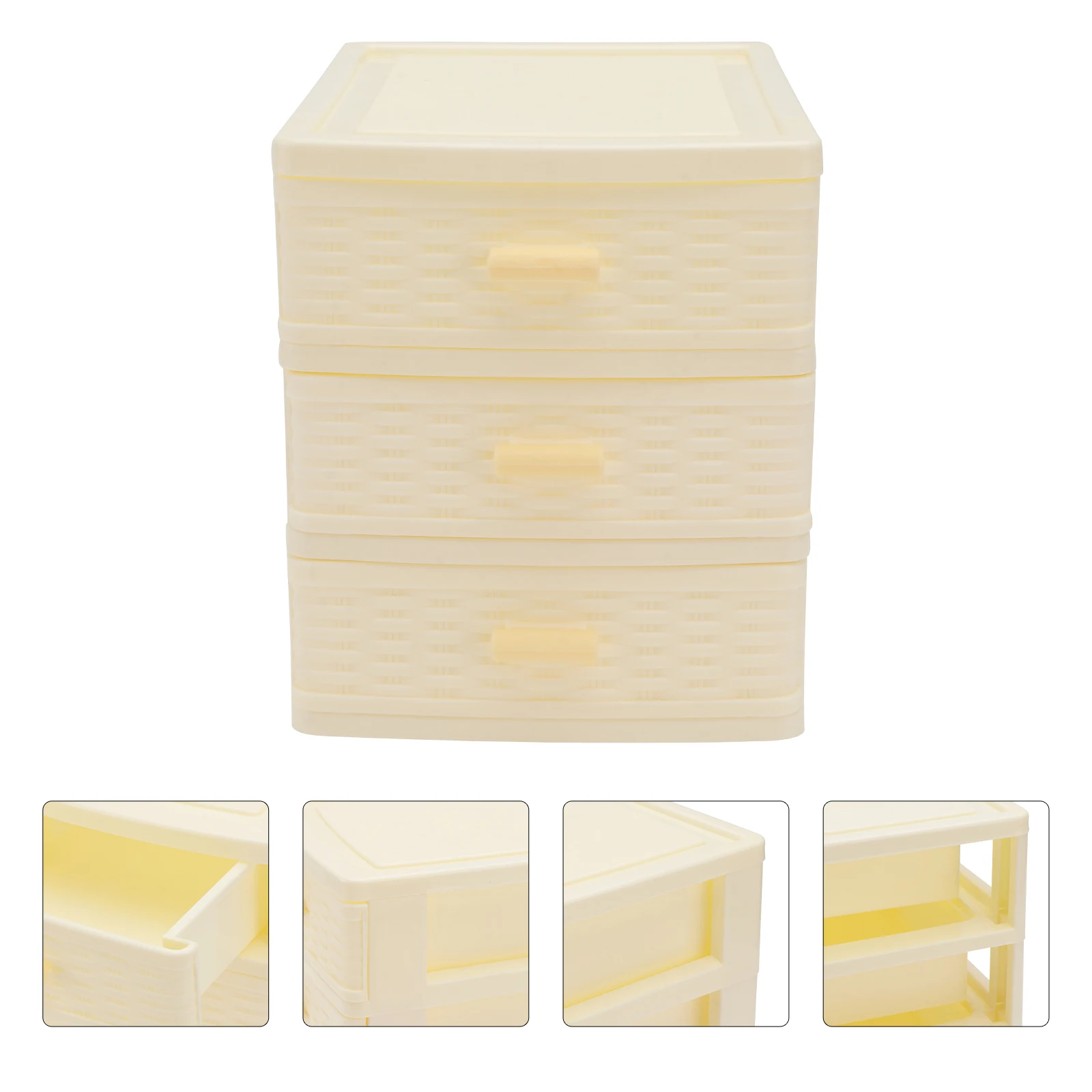 

Plastic Multi-Layer Storage Box Organizer Desktop Case For Lipstick Nail Polish Sturdy Compact Lightweight Decorative