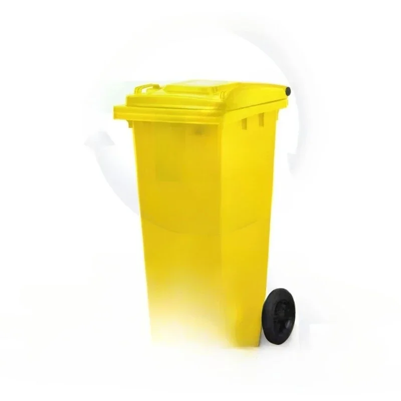 120 liter plastic trash can