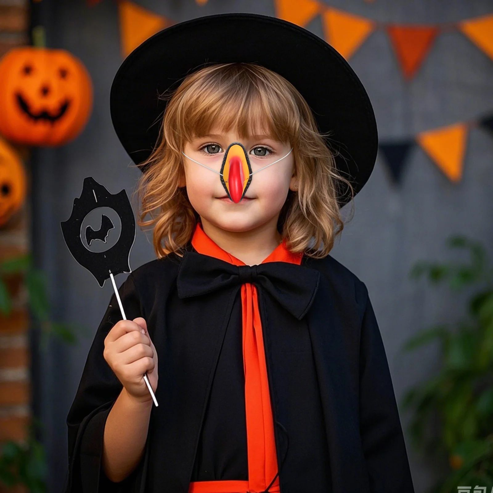 

5Pcs Compact Parrot Nose Cosplay Animal Nose Prop for Halloween Carnival Party Stage Performance Dress Up Creative Gift